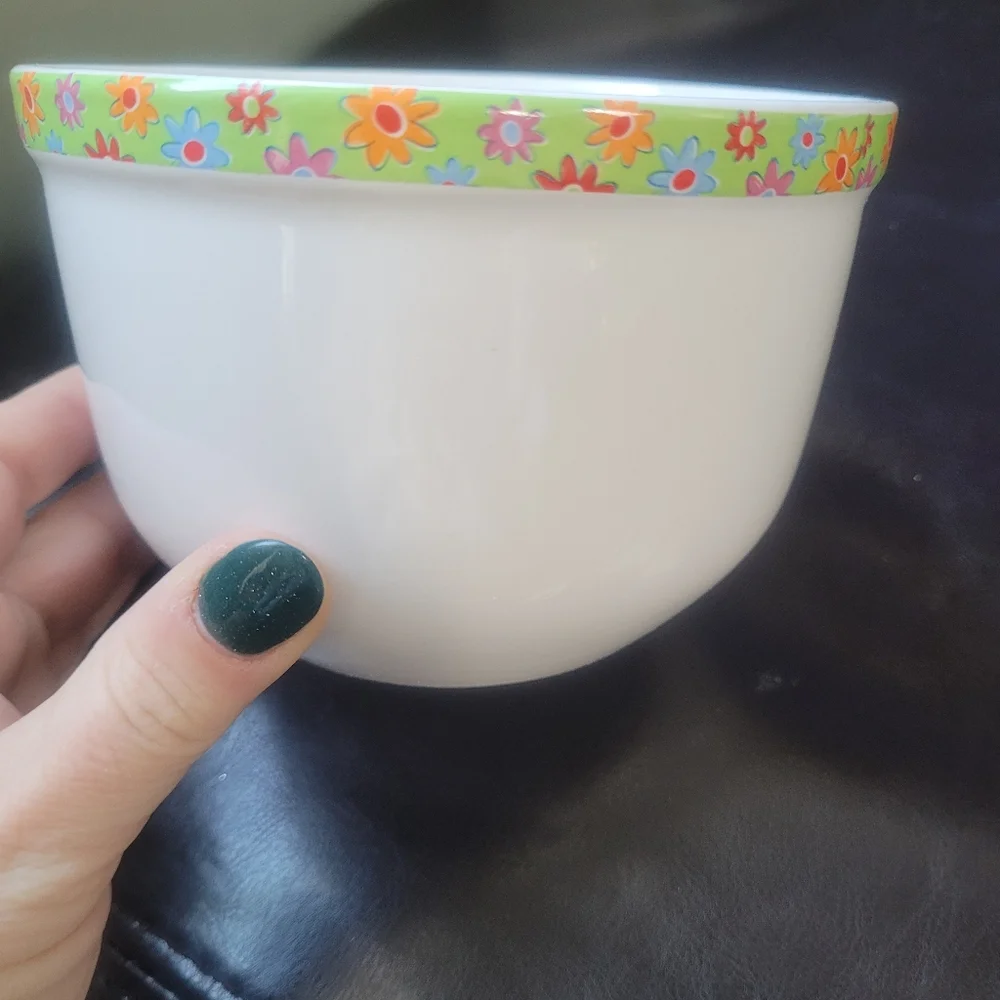 Toucan Sam Tropical Floral Cereal Bowl Y2K Kellogg - Picture 3 of 7